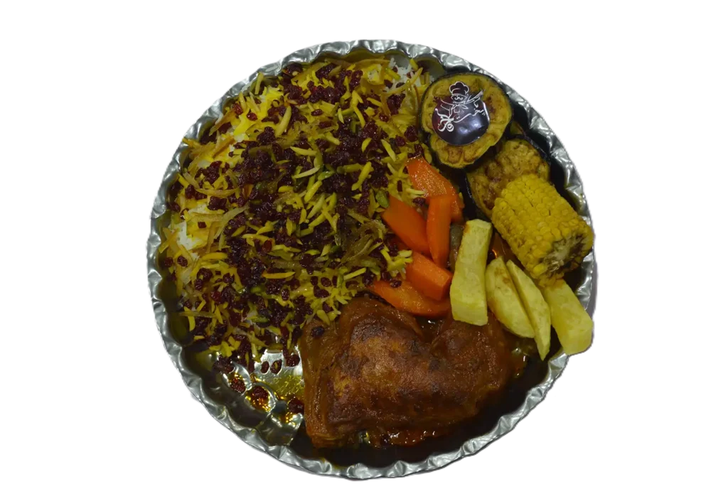 زرشک پلو با مرغ