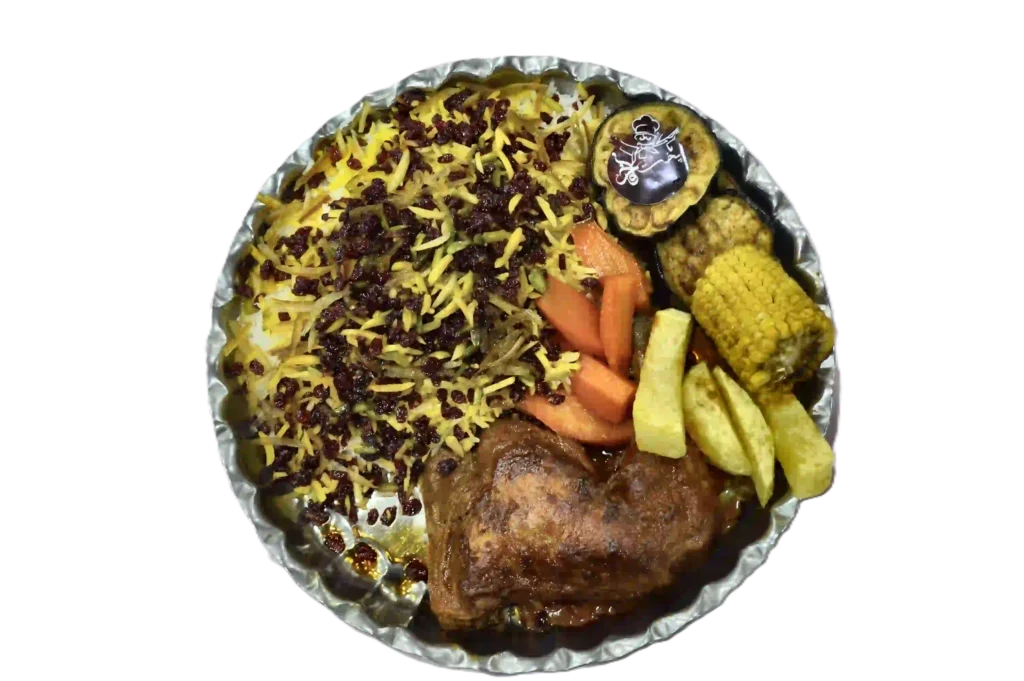 زرشک پلو با مرغ